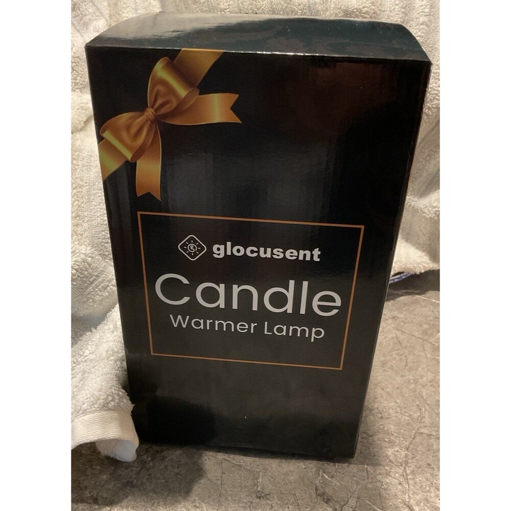 NIB Glocusent Candle Warmer Lamp With Timer Black